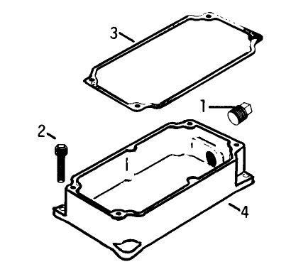Oil Pan-Engine Kohler Model No. K321s Spec. No. 60434 (continued)