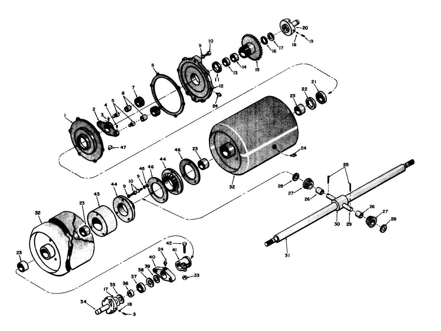 Drum And Axle Assembly