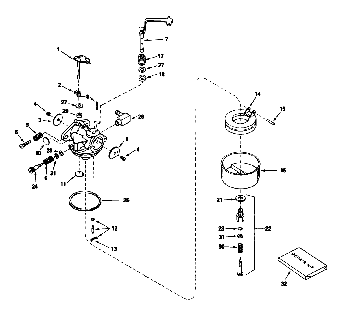 Carburetor No. 631921
