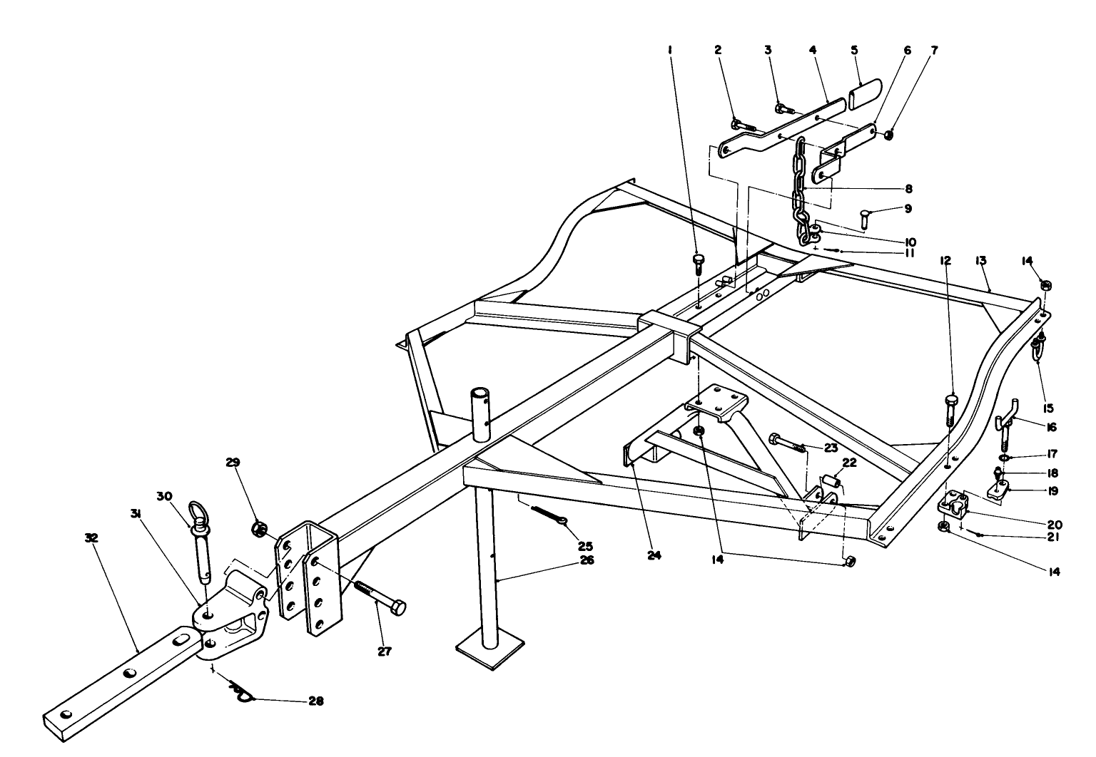 Center Frame Assembly (3-5-7 Unit)
