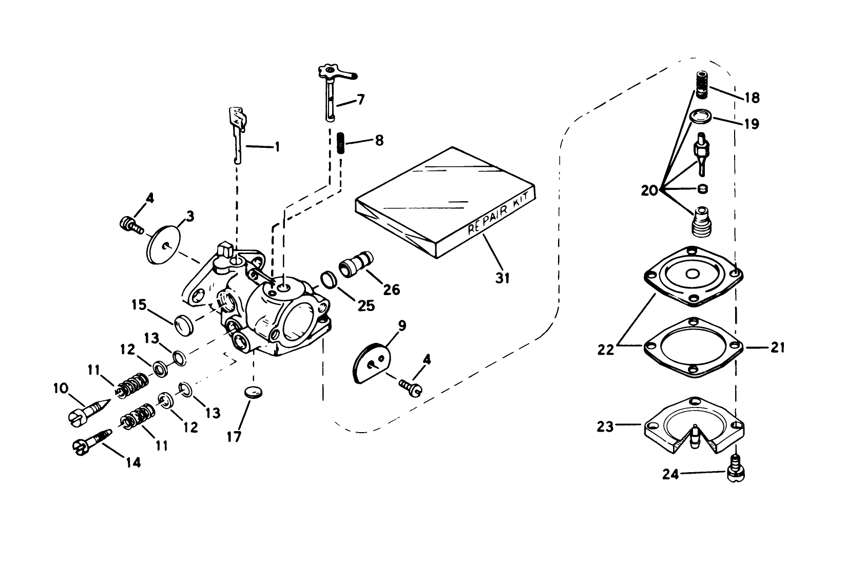 Carburetor No. 632142a