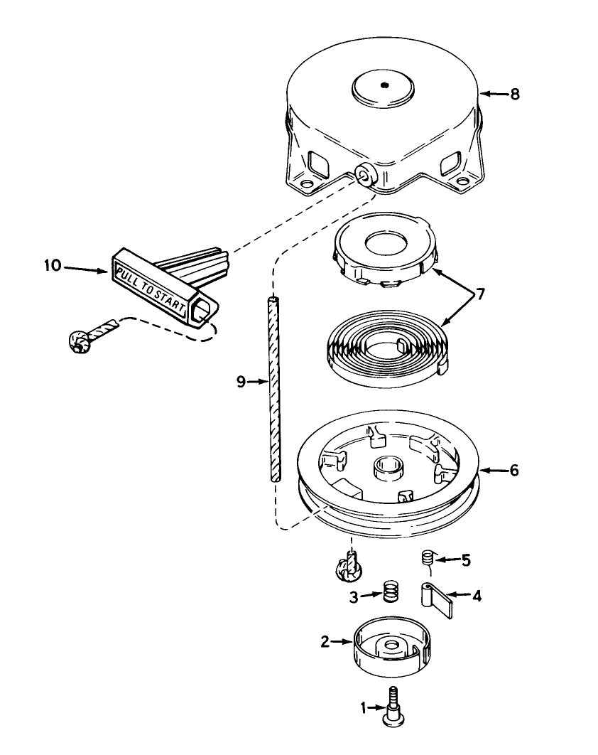 Rewind Starter No. 590537