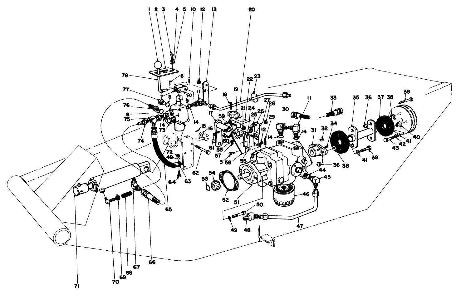 Hydrostatic Transmission & Valve Assembly