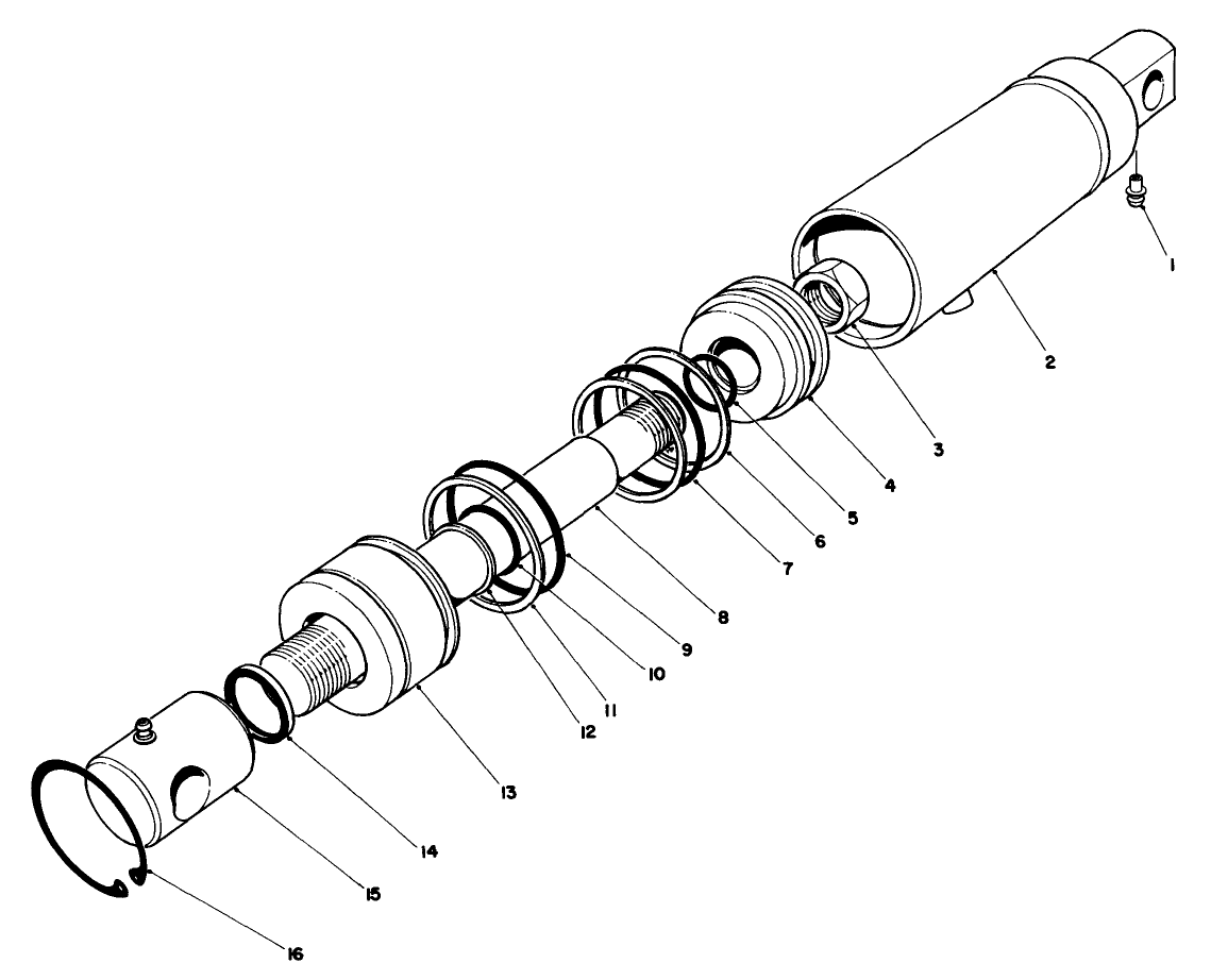 Hydraulic Cylinder Assembly-53-3160