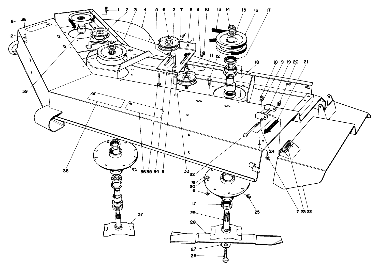 Cutting Unit Model No. 30721