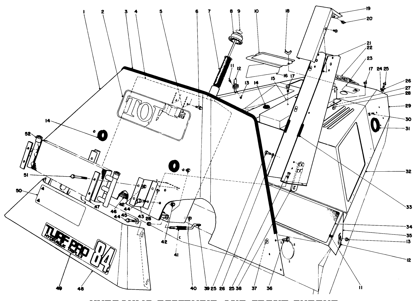 Hydraulic Reservoir And Front Shroud