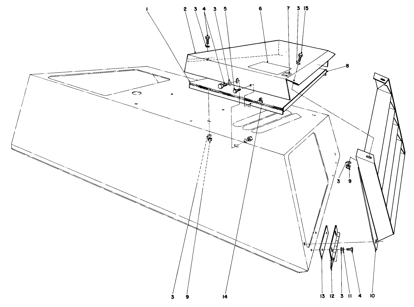 Cover Top Outlet And Discharge Louver