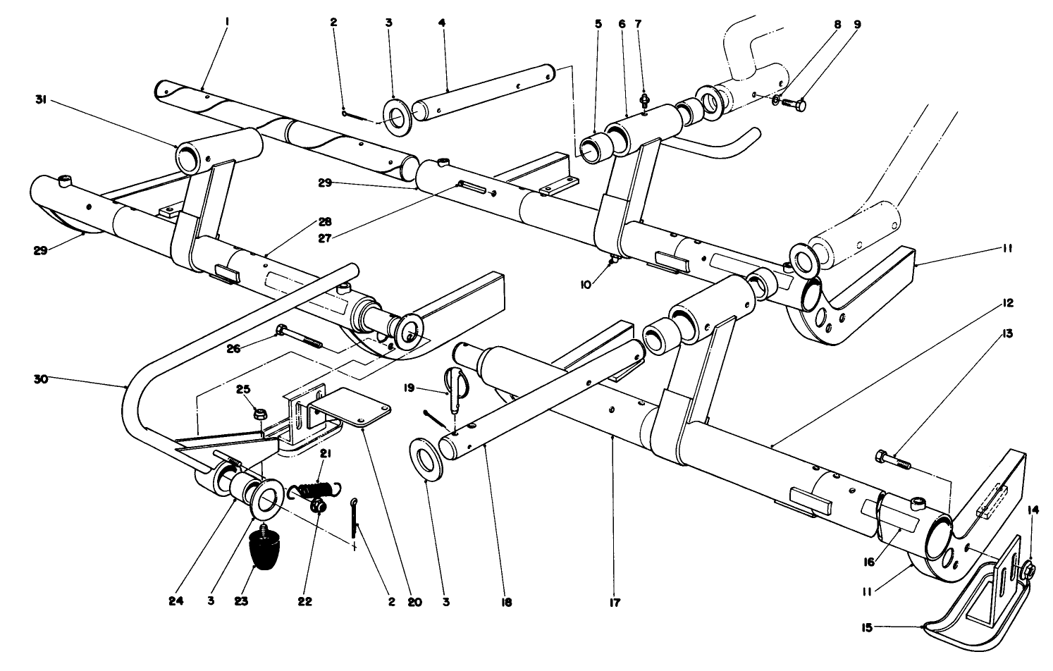 Carrier Frame Assembly (7 Blade)