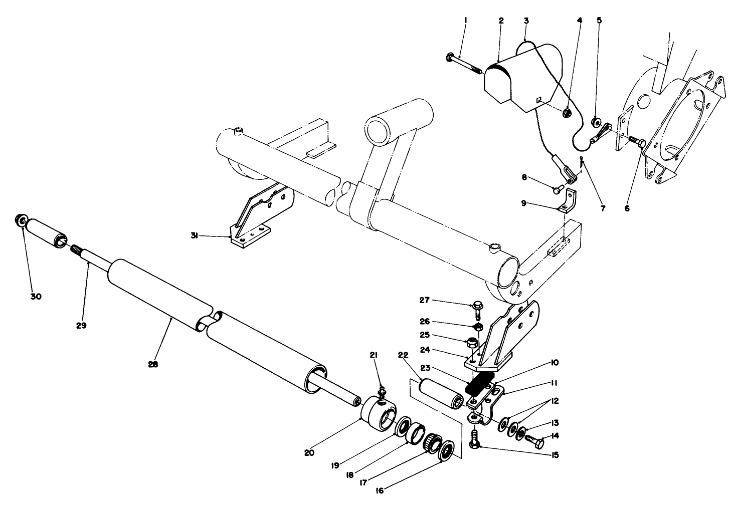 Front Roller Kit Model No. 03588 (optional)