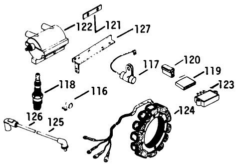 Engine Kohler Model No. K582qs Type No. Ps-36315 Ignition-Group 18