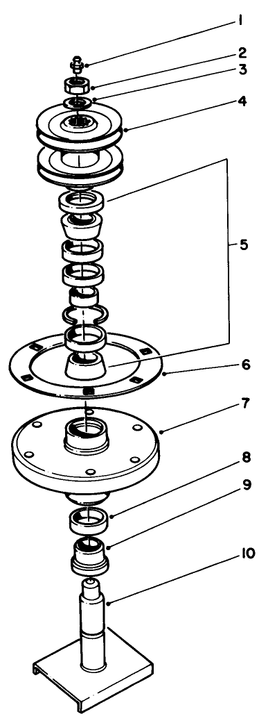 Drive Spindle N0. 54-7780 (cutting Units Model No. 30136 & 30152)