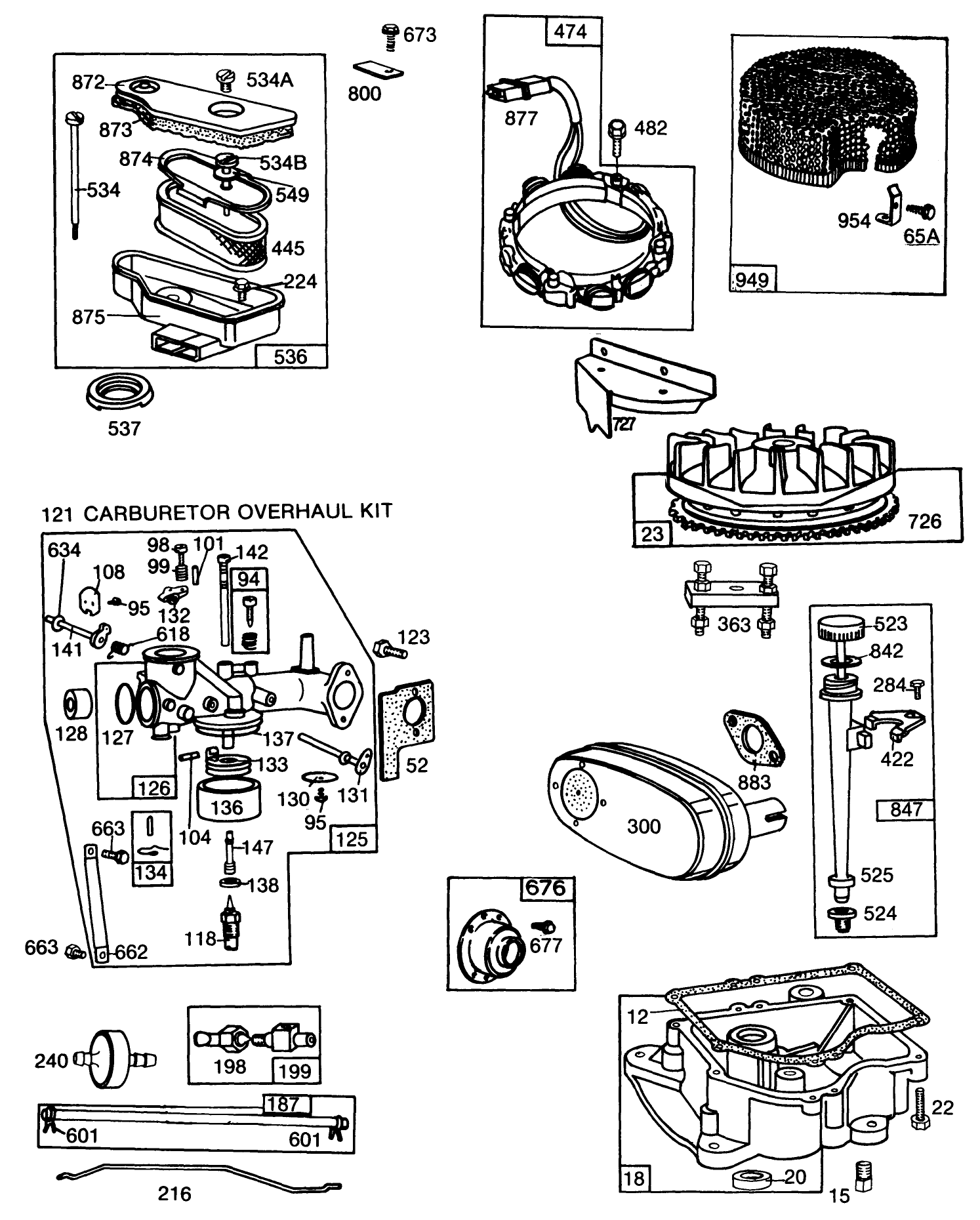 Briggs & Stratton Model No. 253706-0180-01 (continued)