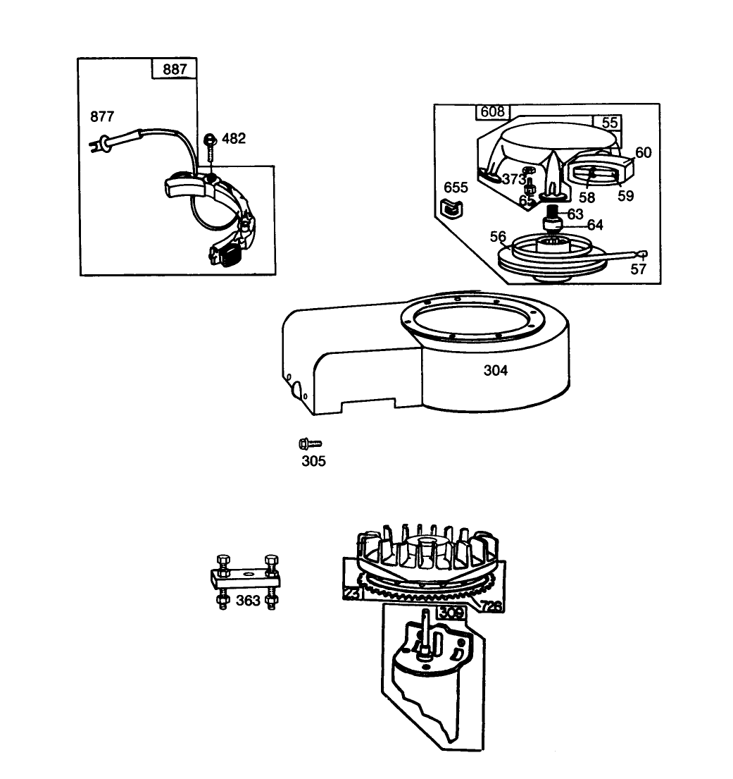 Engine Briggs & Stratton Model No. 253707-0177-01 (continued)