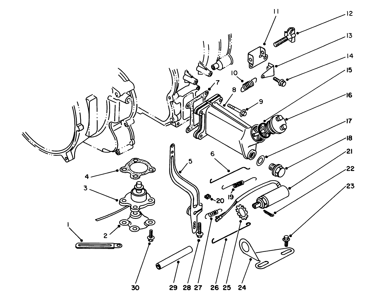 Throttle Control & Governor Assembly