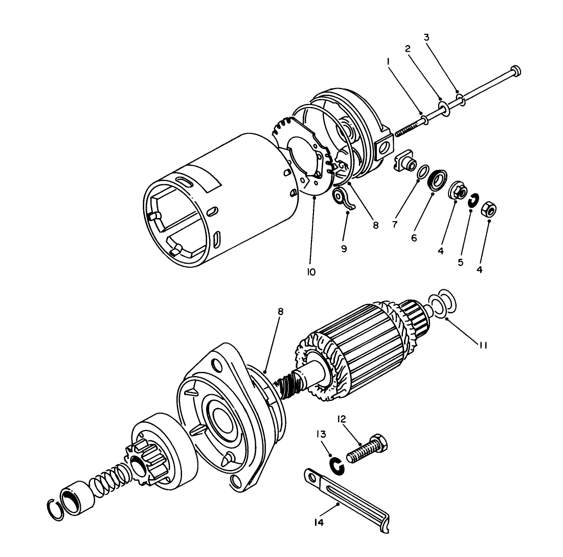 Starter Motor Assembly