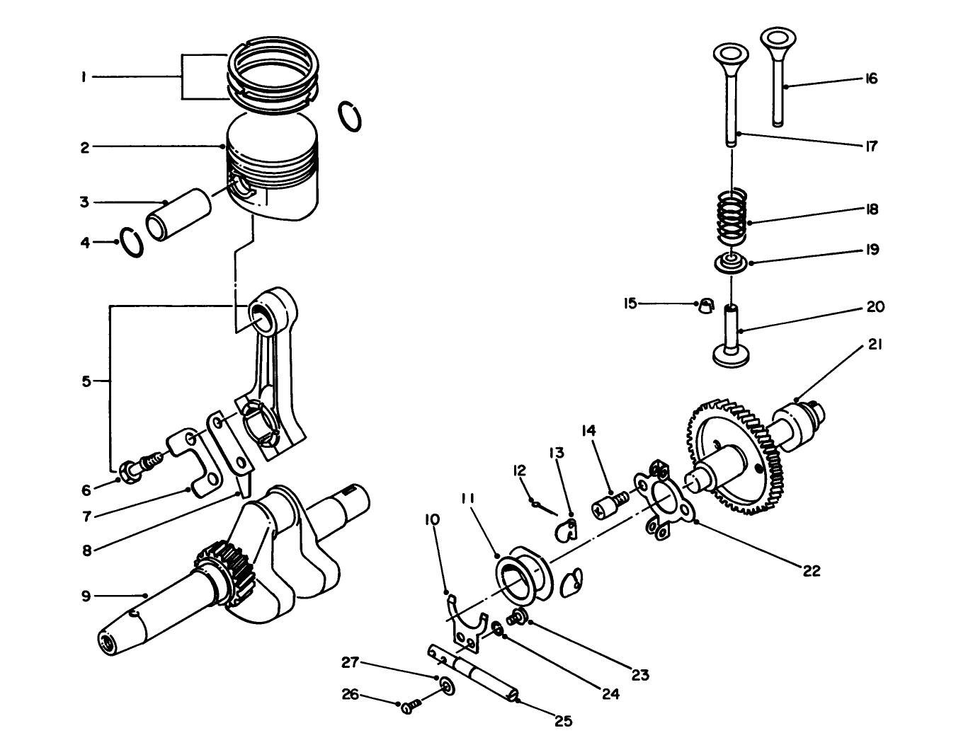 Crankshaft & Camshaft Assembly