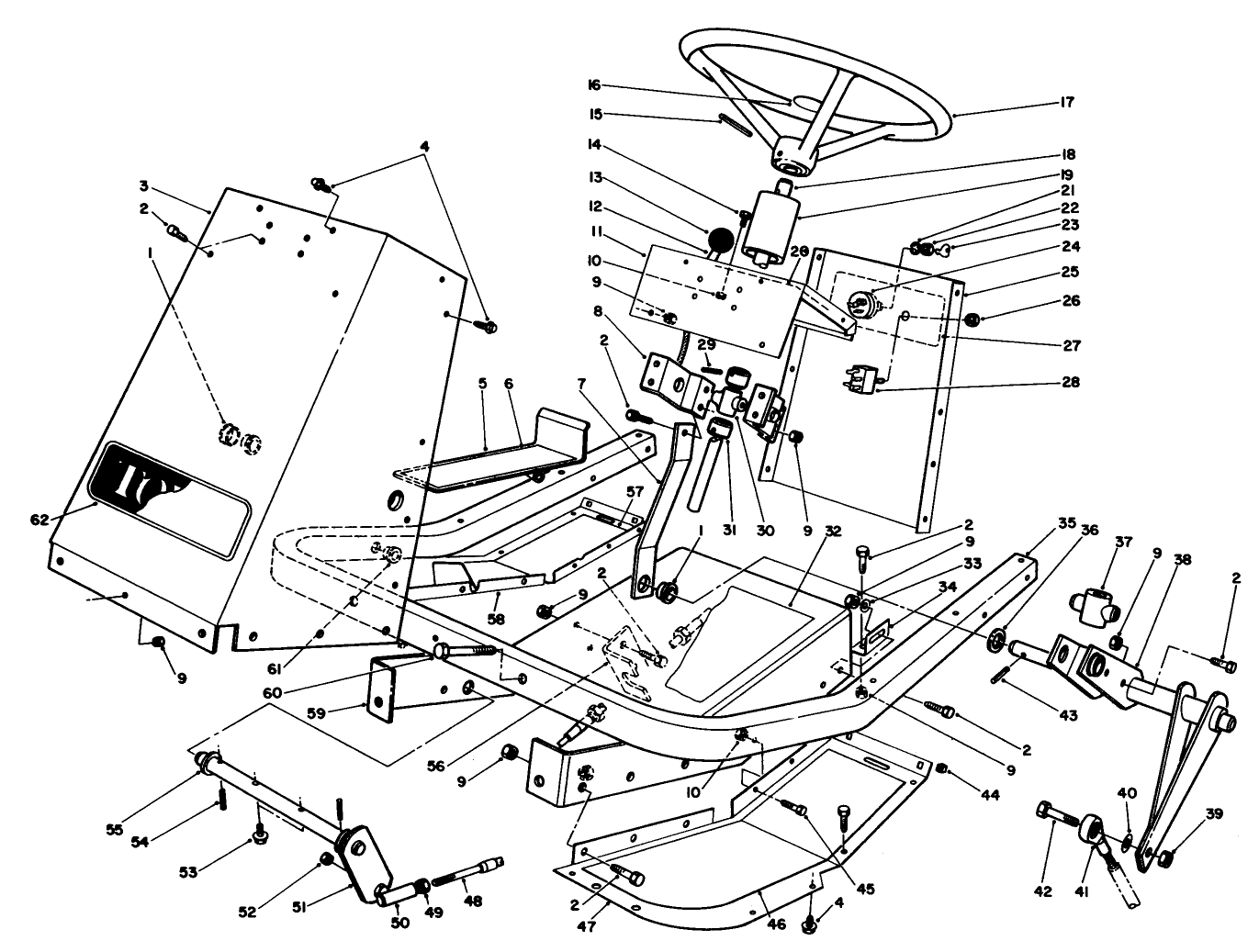 Frame & Steering Assembly
