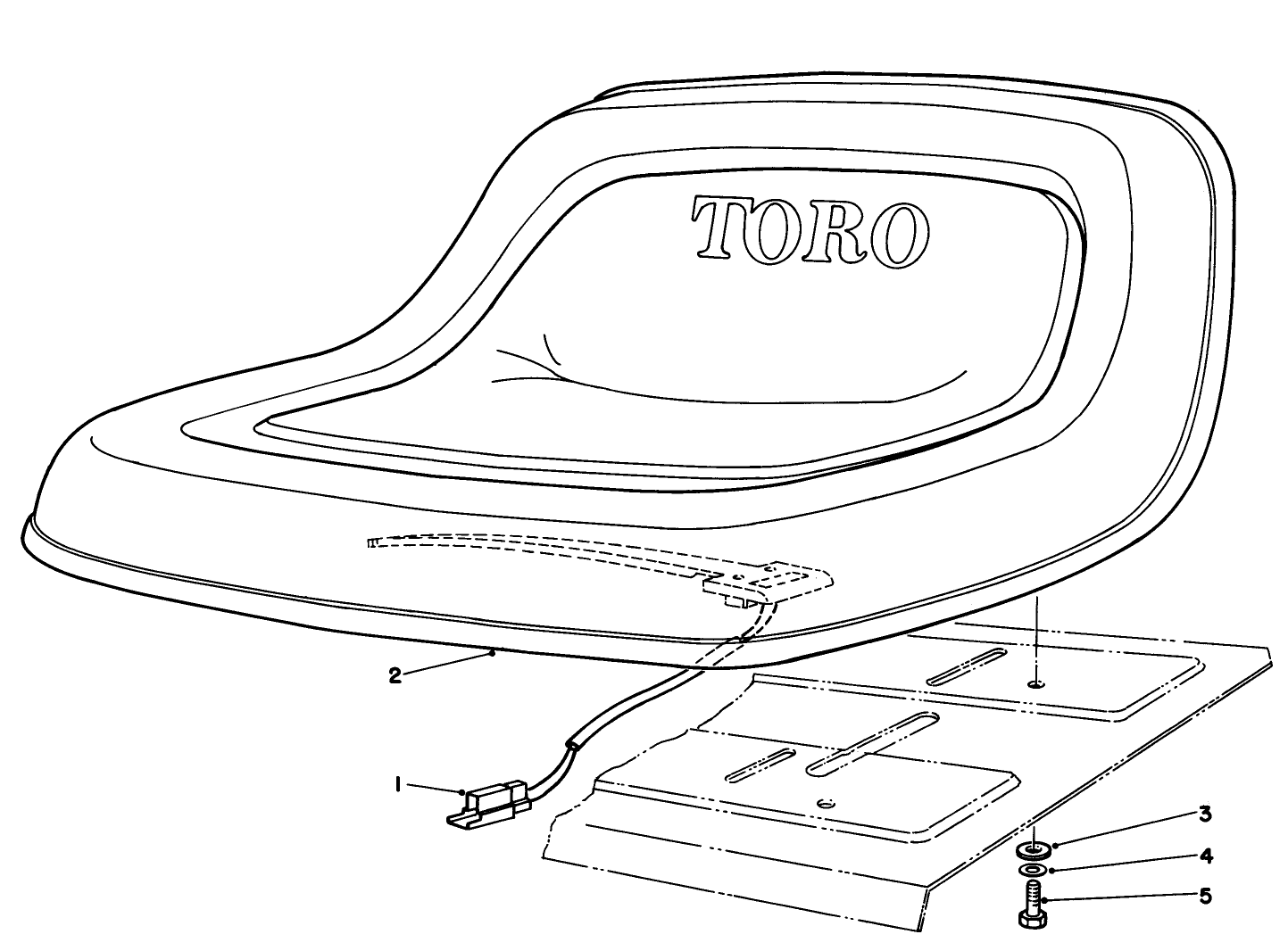 Seat Assembly No. 55-8690 (optional)