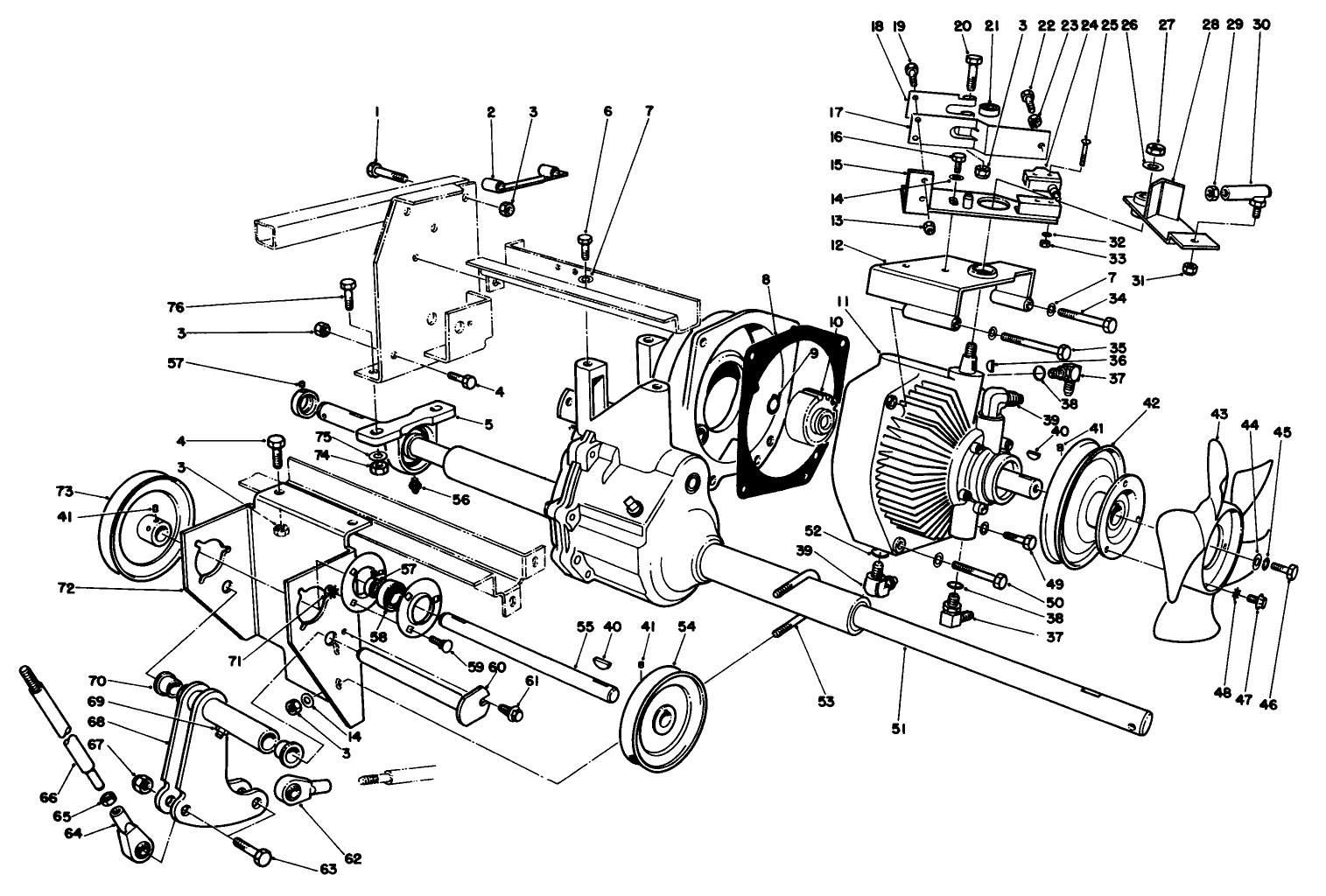 Transmission & Differential Assembly