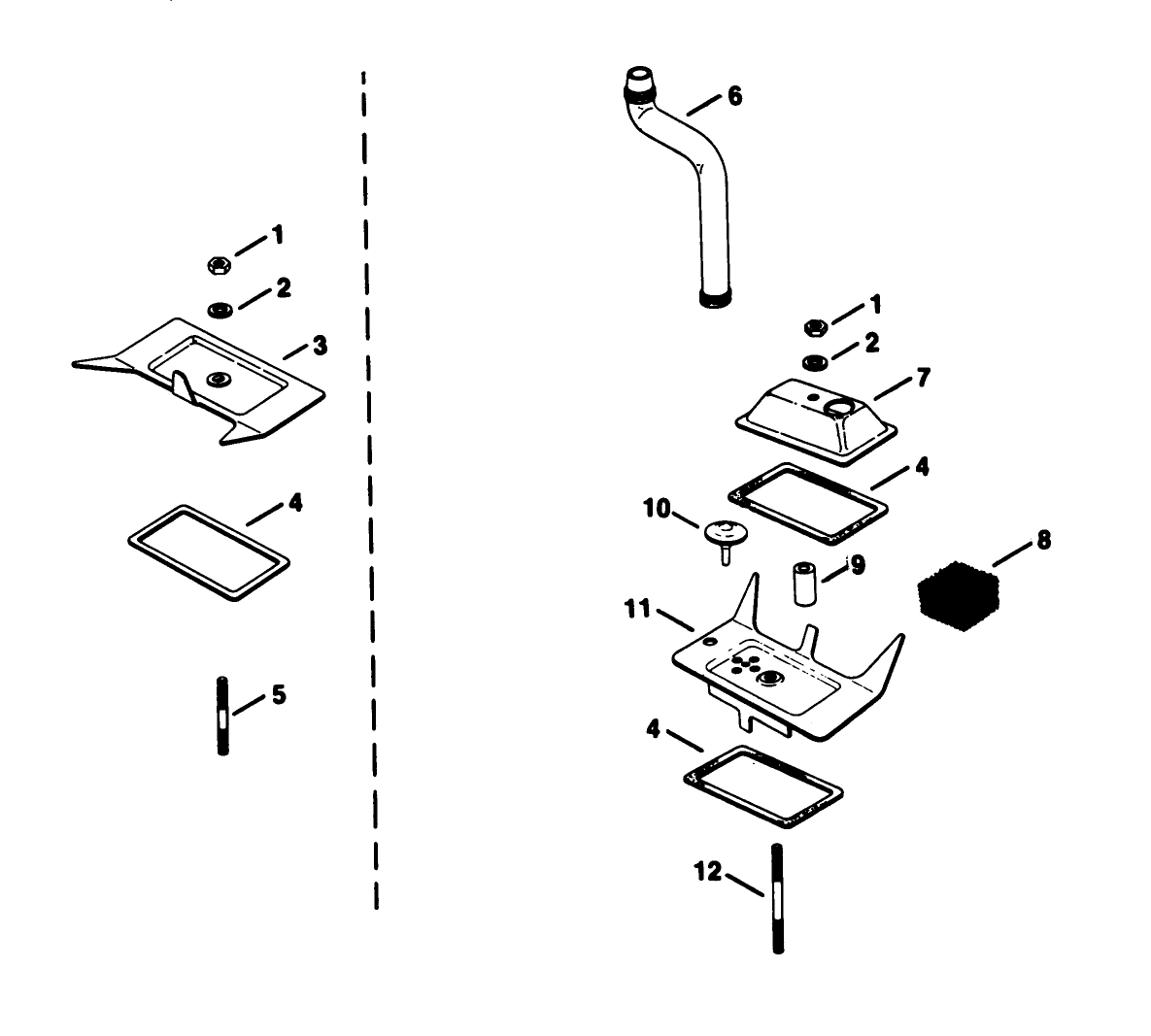 Breather & Vent-Engine Kohler Model No. Kt17qs Type No. 24324 (continued)