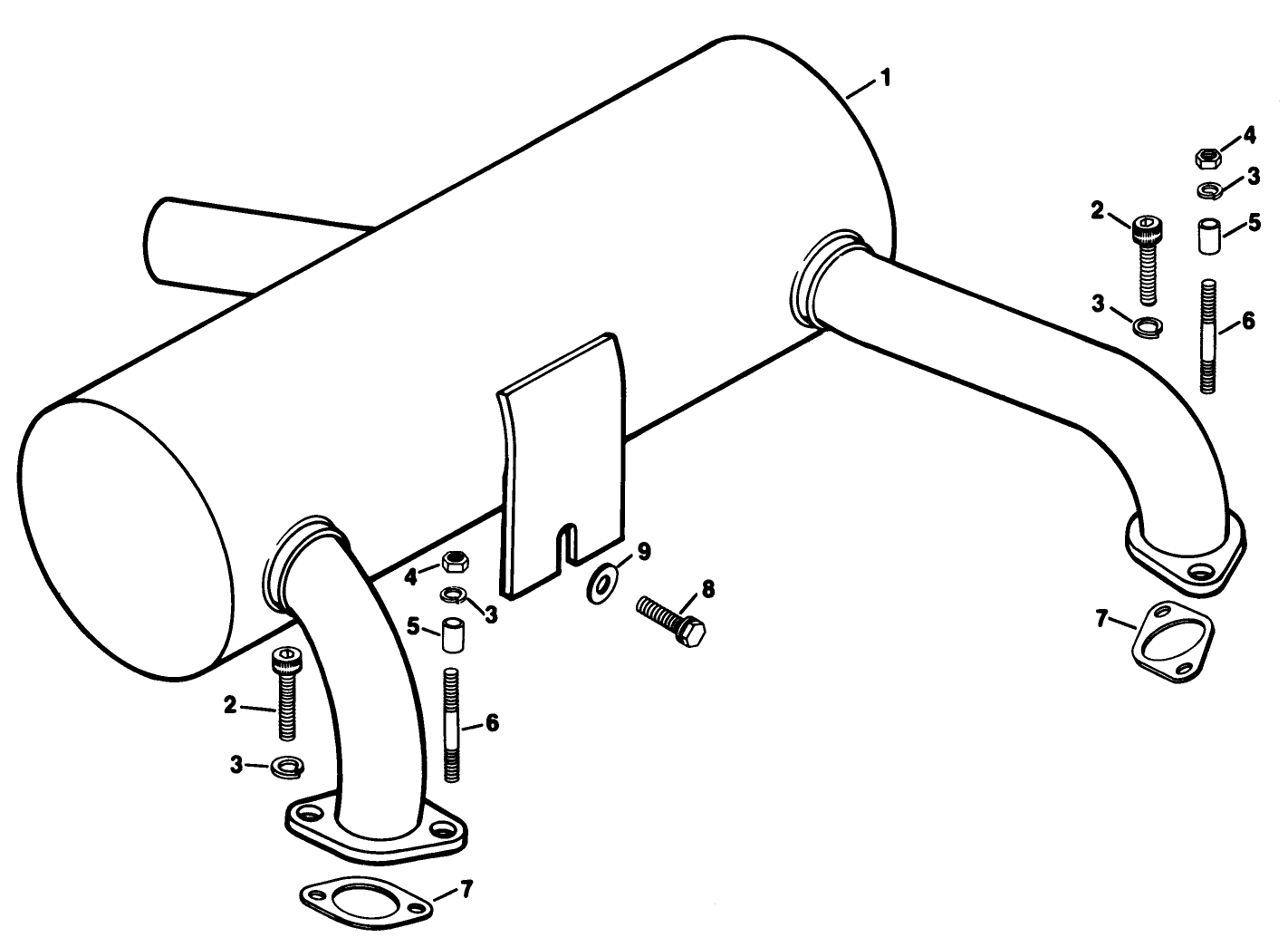 Exhaust-Engine Kohler Model No. Kt17qs Type No. 24324 (continued)