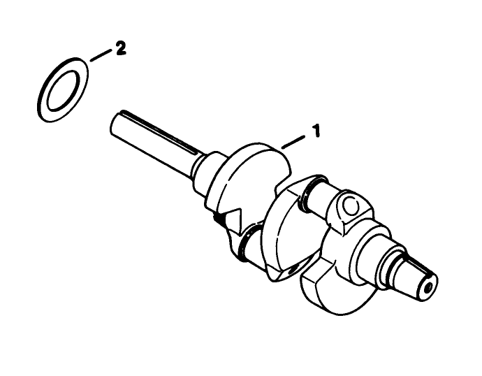 Crankshaft-Engine Kohler Model No. Kt17qs Type No. 24324 (continued)