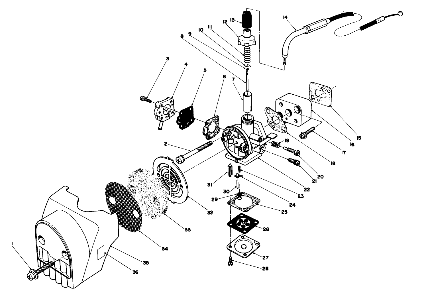 Carburetor & Air Cleaner Assembly