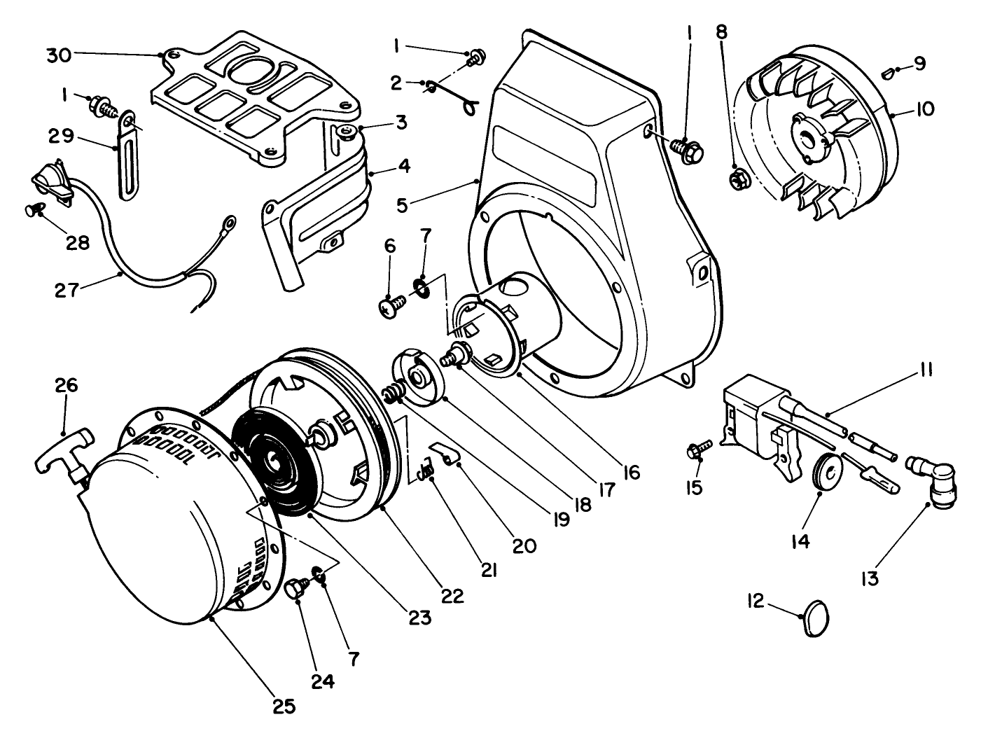Recoil Starter Assembly