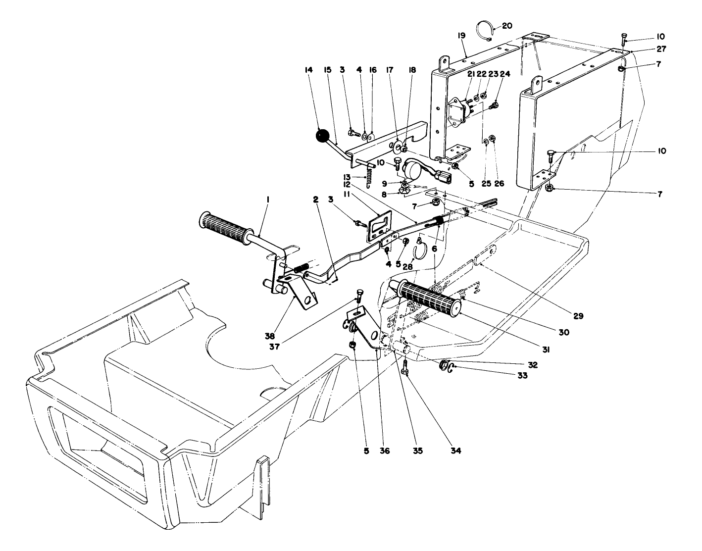 Brake & Clutch Pedal Assembly
