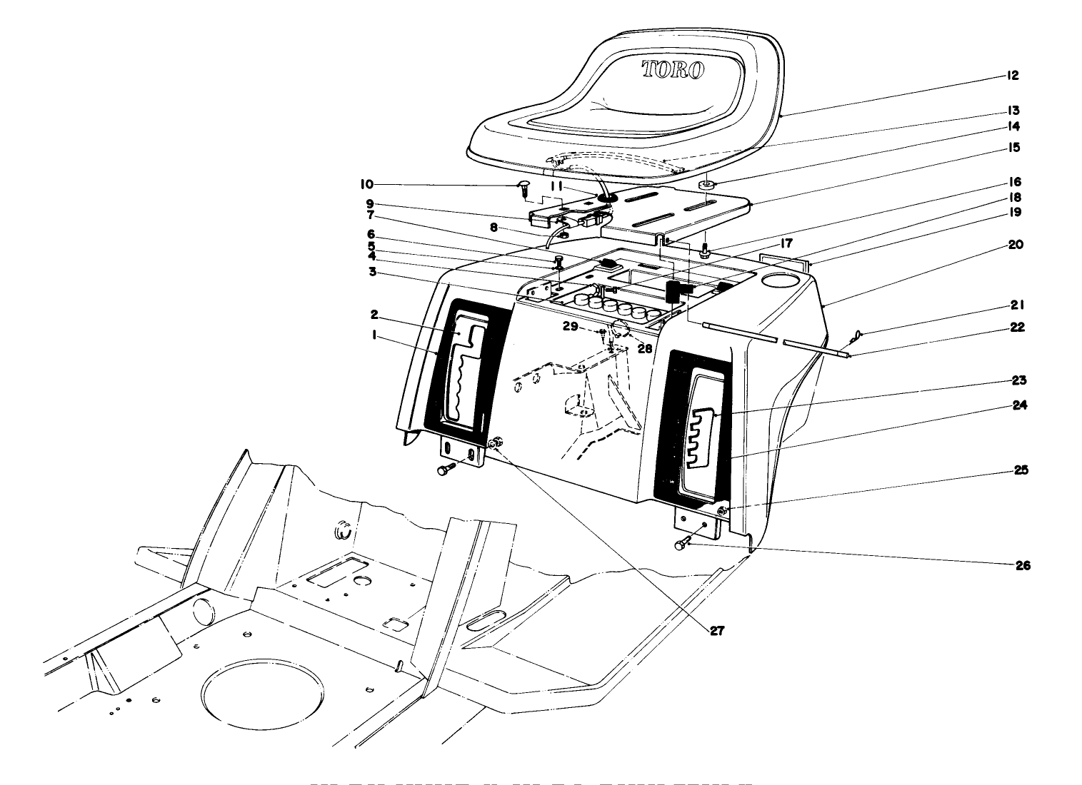 Rear Body & Seat Assembly