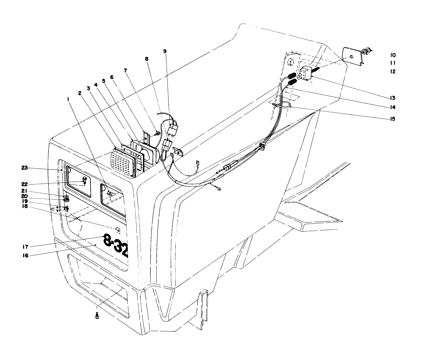 Headlight Kit No. 38-5760 (optional)