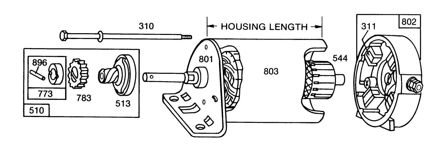 Briggs & Stratton Model 253707-0157-01 (model 57360)(continued)