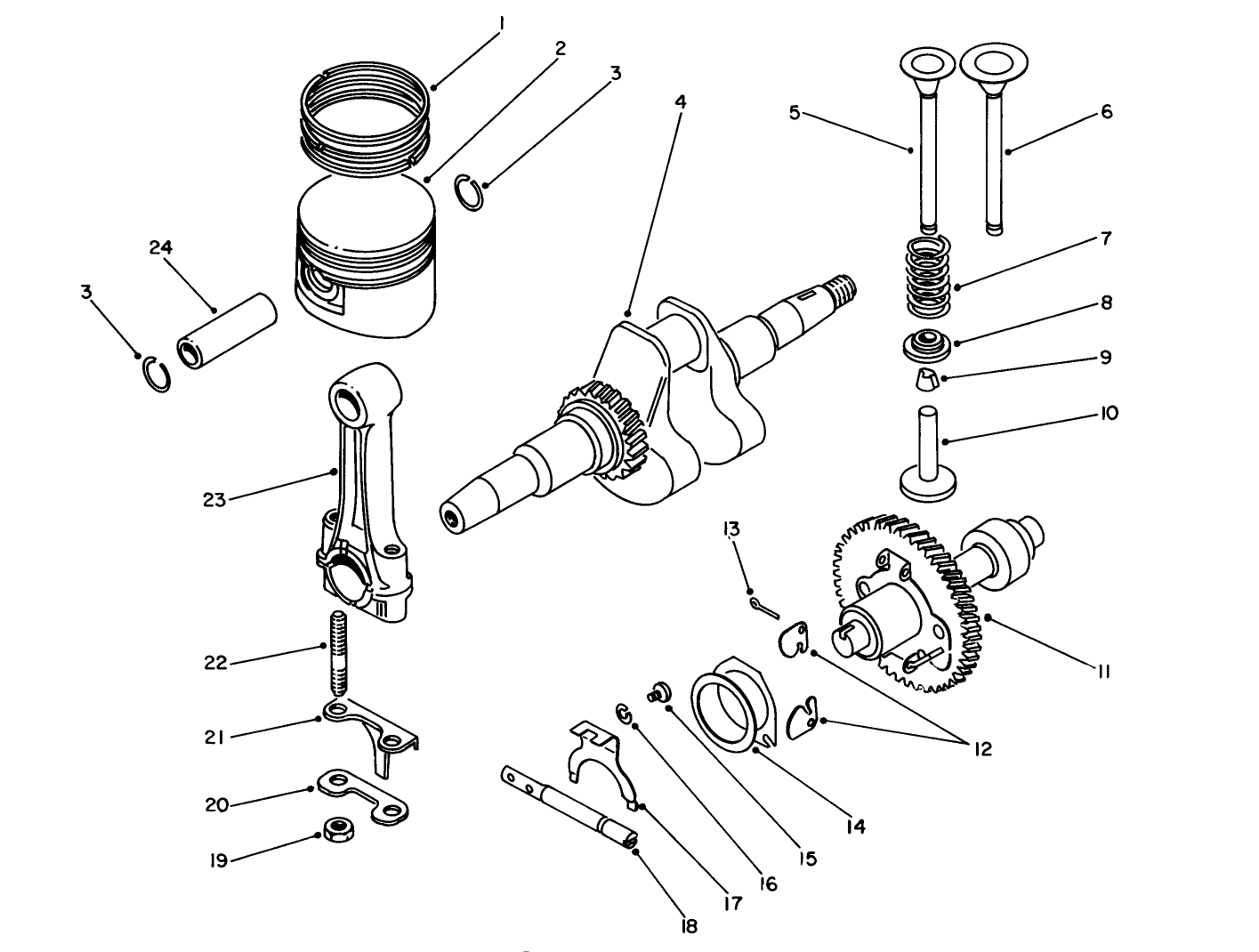 Crankshaft & Camshaft Assembly
