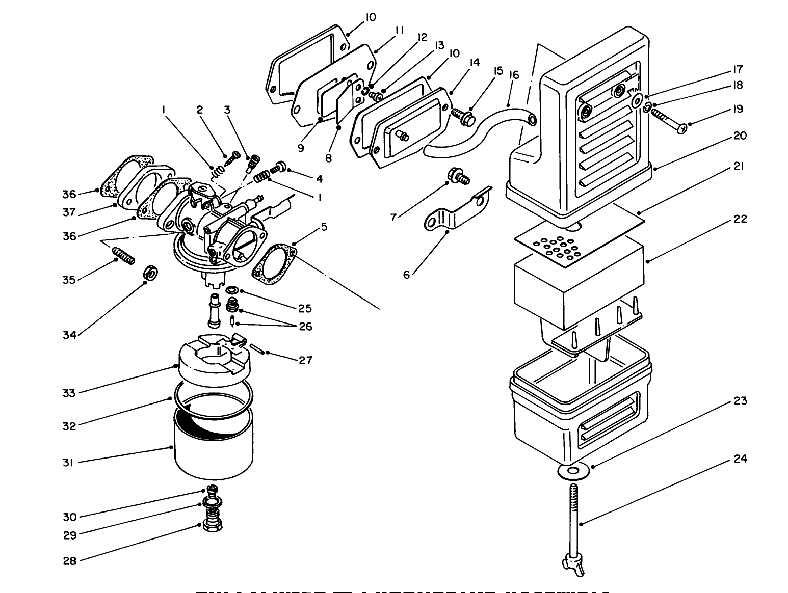 Air Cleaner-Carburetor Assembly