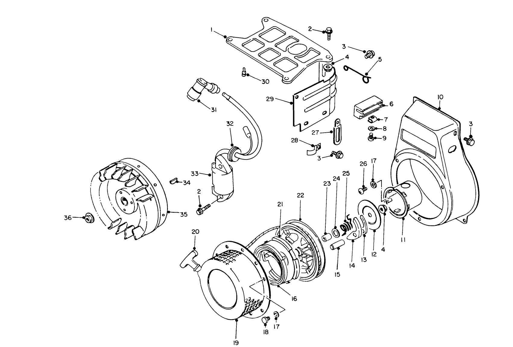 Recoil Starter Assembly