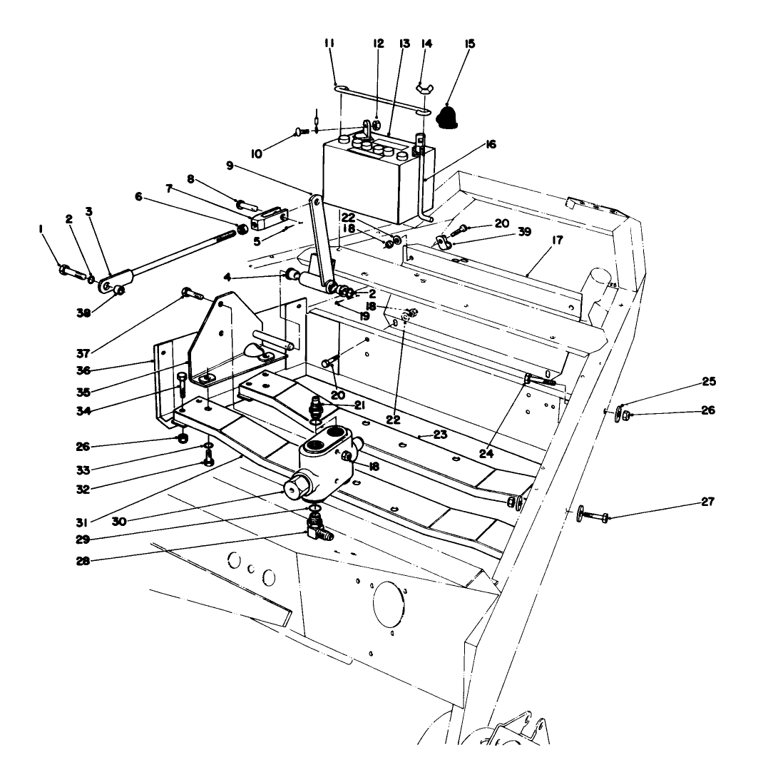 Motor Mounts And Battery Assembly
