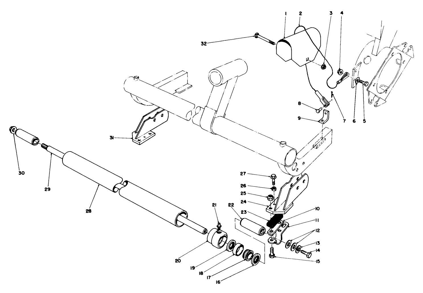 Front Roller Kit Model No. 03588 (optional)