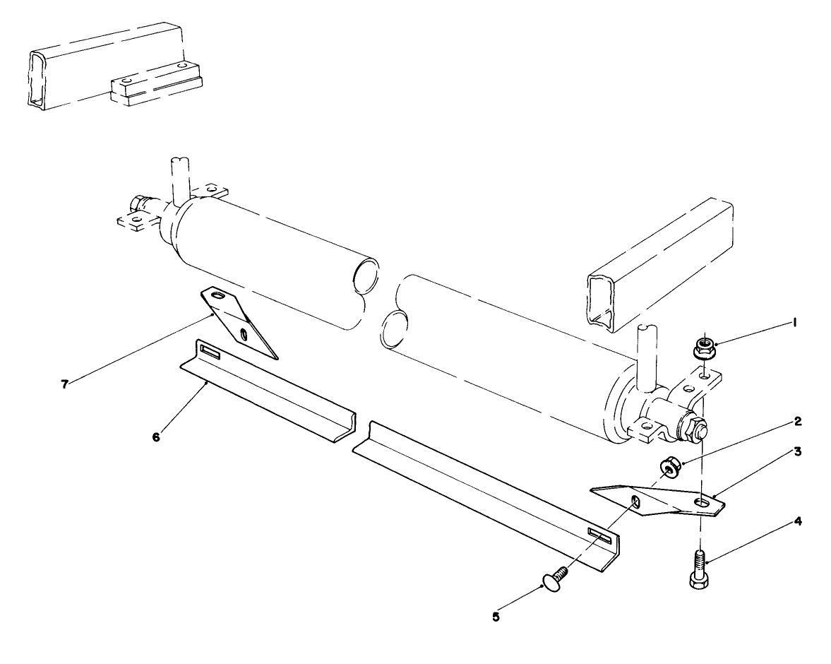 Rear Roller Scraper Kit No. 49-7400 (optional)
