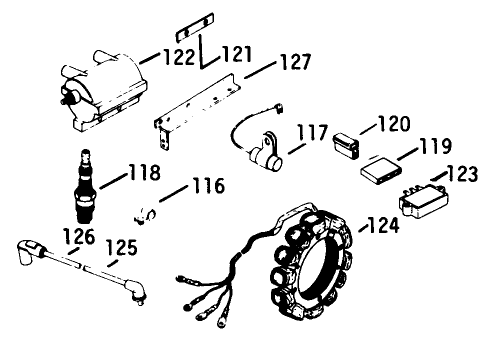 Ignition-Engine Model No. K582qs Type No. Ps-36315