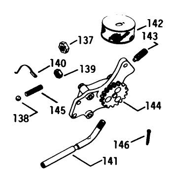 Oil Pump-Engine Model No. K582qs Type No. Ps-36315