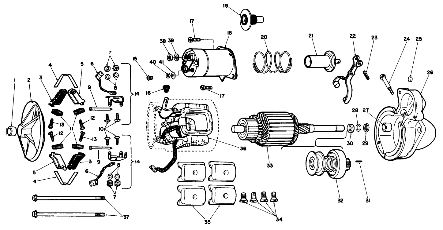 Starter Motor Assembly No. 55-7470