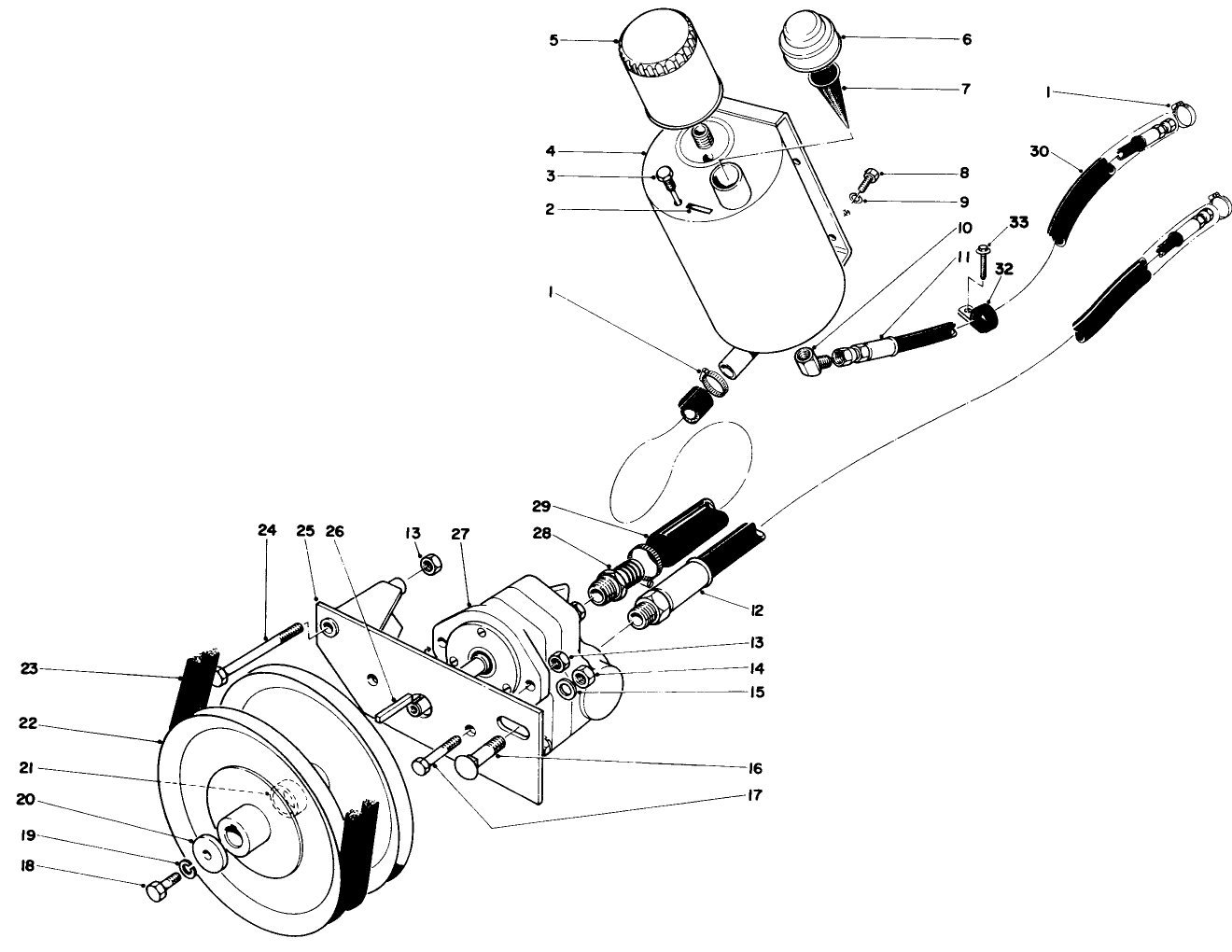 Hydraulic Pump And Reservoir