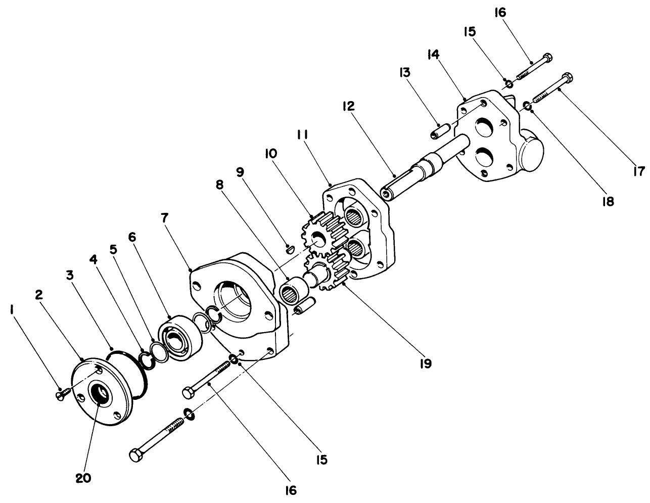 Hydraulic Pump No. 18-8440