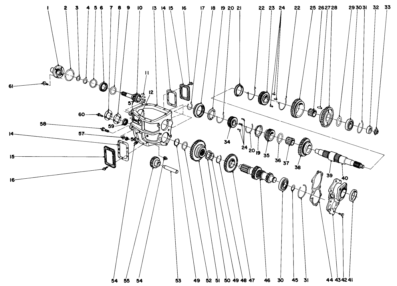 Transmission Assembly No. 44-1160