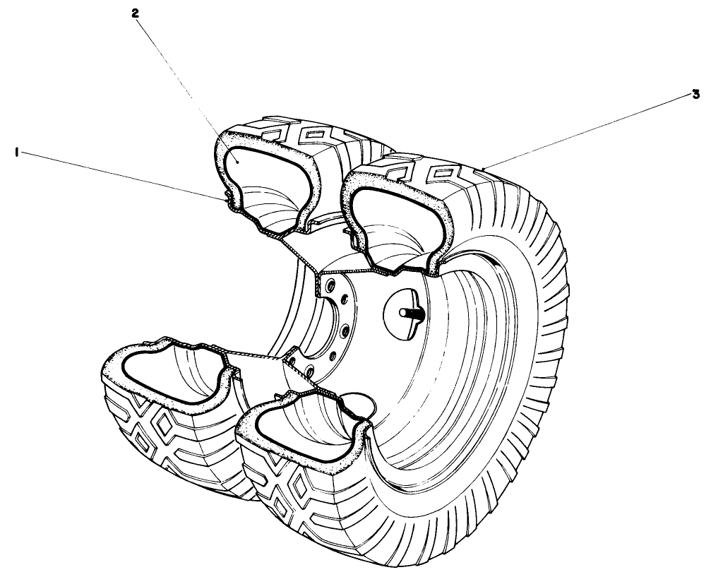 Rear Tires And Rims 7.50 X 16 Field Installed Kit No. 70230