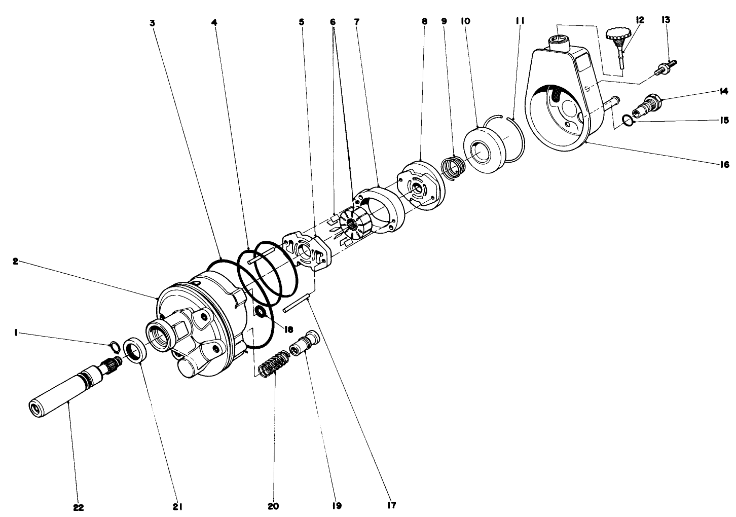 Pump Power Steering No. 44-7800