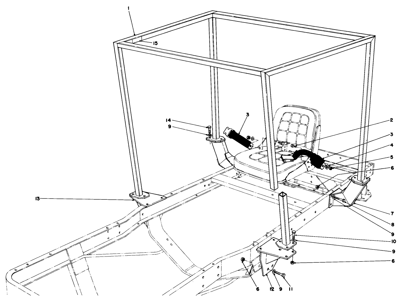 Roll Over Protection Kit No. 77021 (optional)