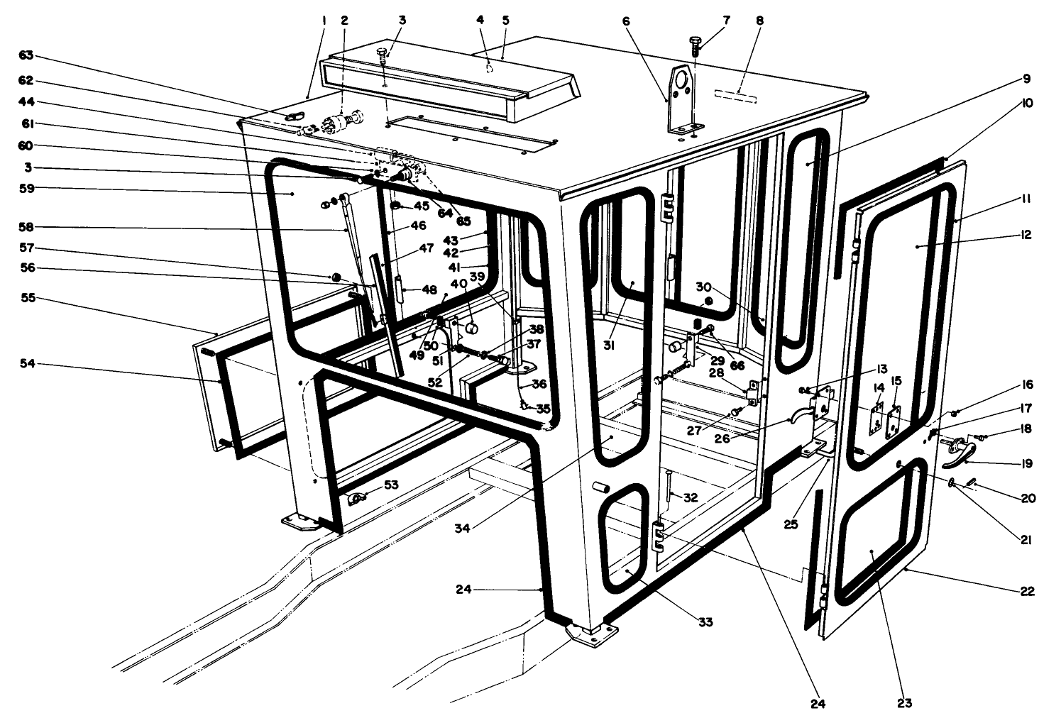 Cab Assembly Kit No. 70155 (optional)