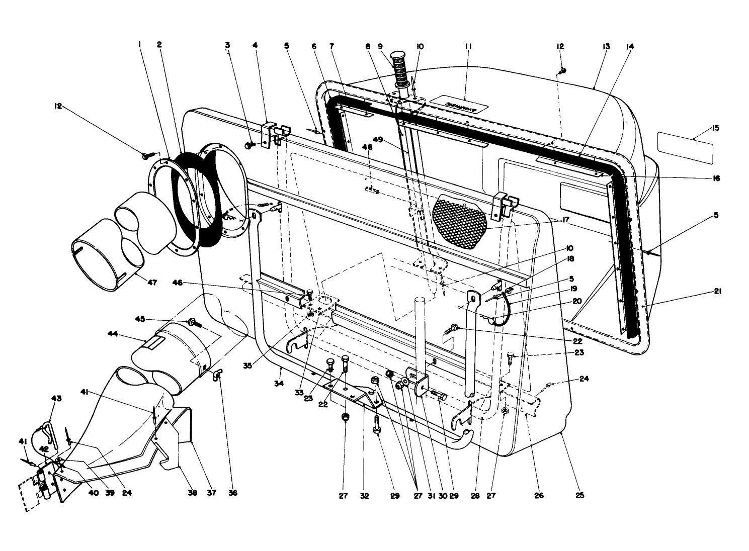 Easy-Empty Grass Catcher Model 59111 (optional)