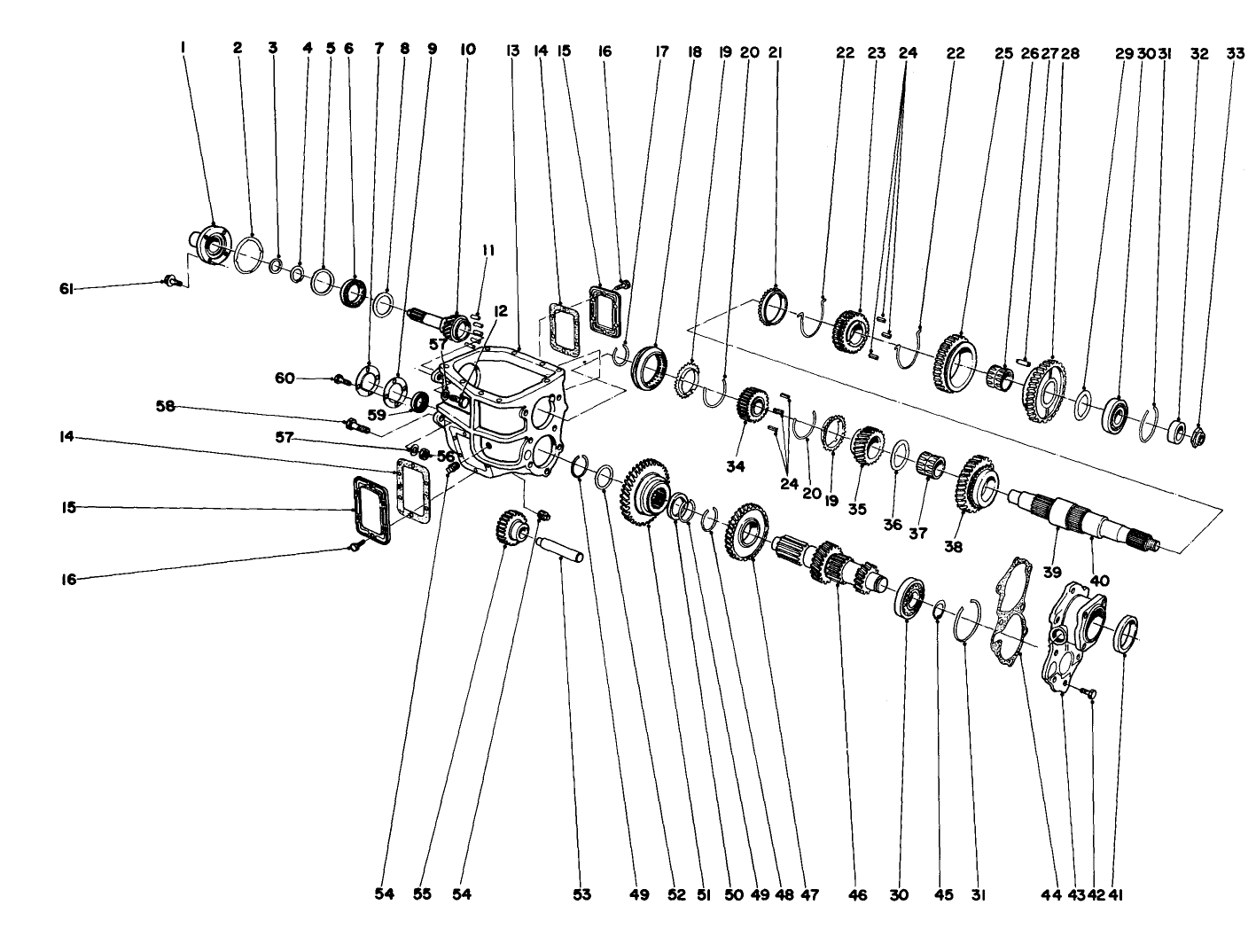 Transmission Assembly No. 44-1160